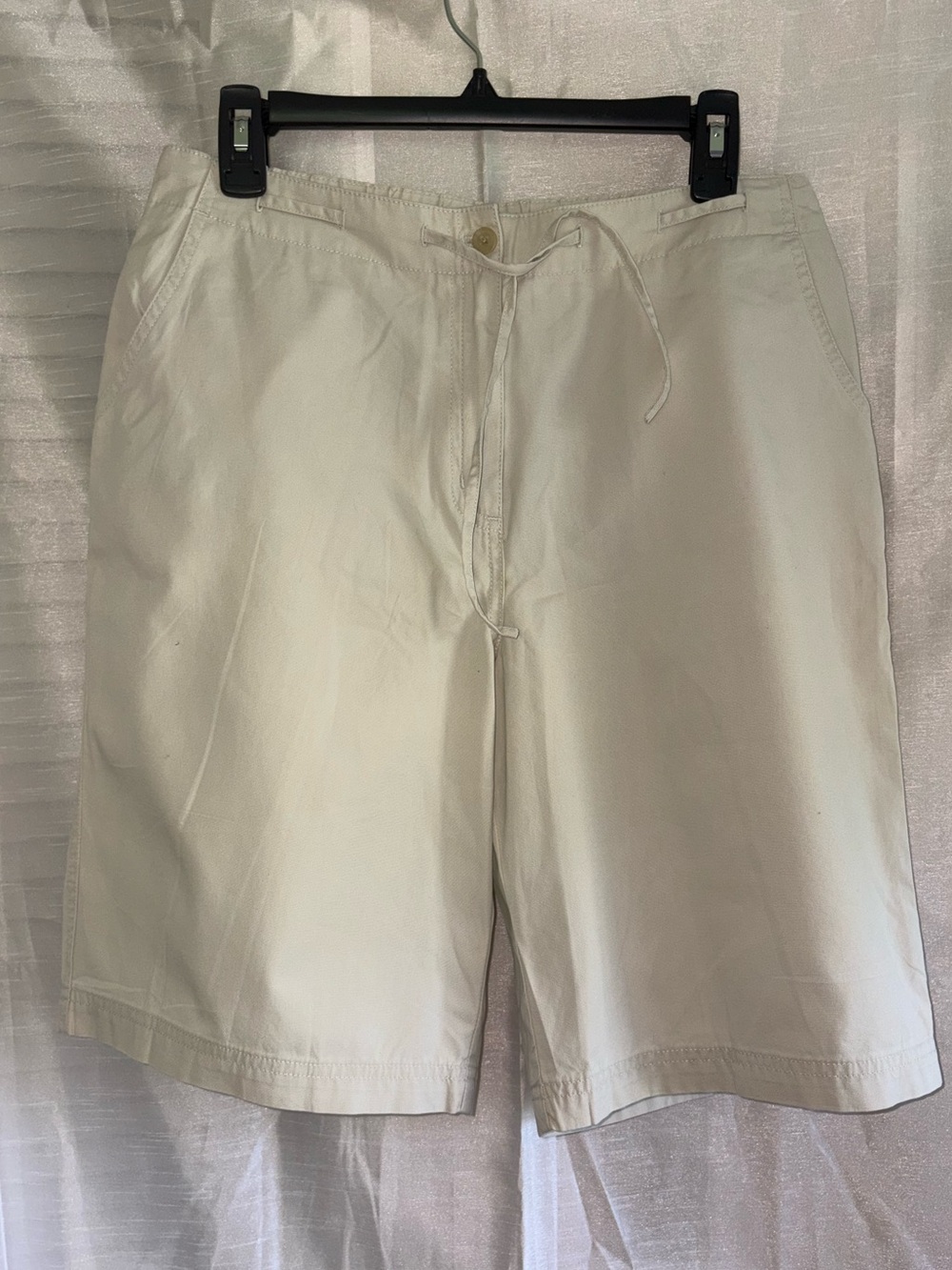 J. Jill Flat Front Cotton Bermuda Shorts